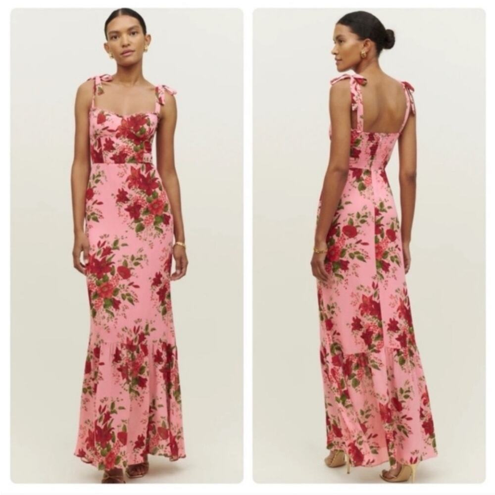 Reformation Jasen Floral Dress